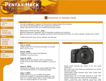 Tablet Screenshot of pentax-hack.info